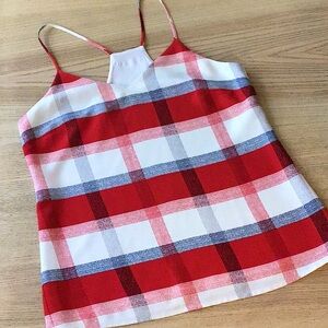 Cute plaid tank top